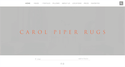 Desktop Screenshot of carolpiperrugs.com