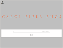 Tablet Screenshot of carolpiperrugs.com